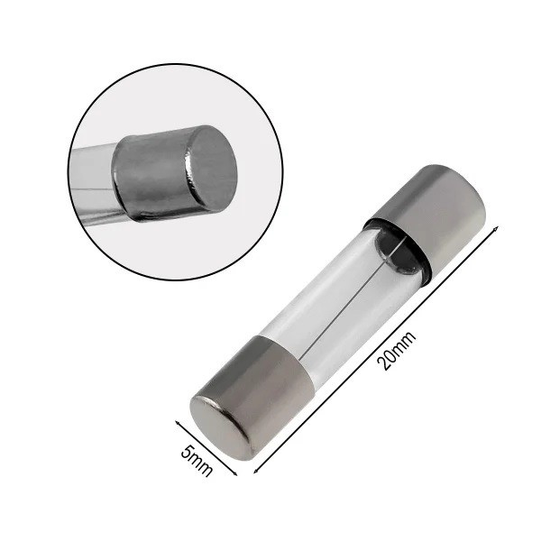 Fusível De Vidro Para Forno Microondas 5a 5x20mm