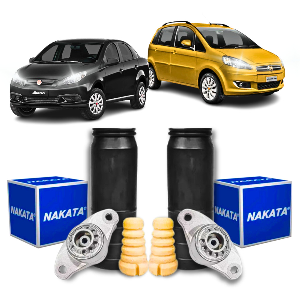 Kit Coxim Batente  Amortecedor Traseiro Fiat Grand Siena Idea Nakata