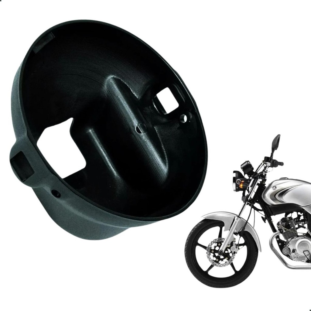 Carcaça Capa Farol Yamaha Ybr 125 2000 Até 2008 Factor09-12