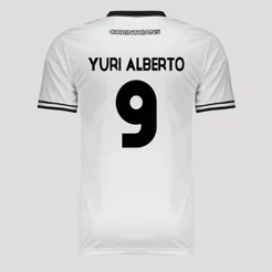 Camisa Corinthians Logo Branca 9 Yuri Alberto