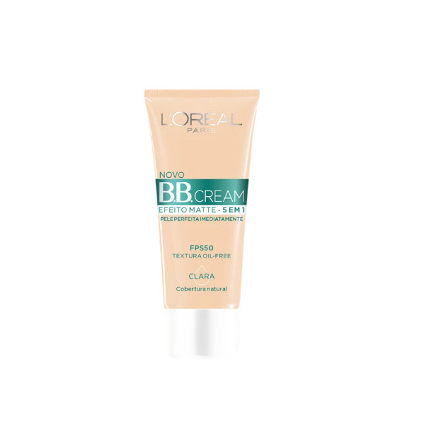 L'Oréal Paris 5 em 1 Efeito Matte FPS 50 Clara BB Cream 30g em Oferta na Shopee