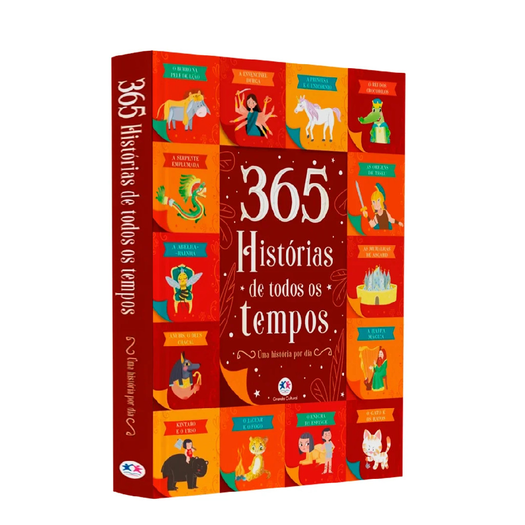 Livro 365 Histórias de Todos os Tempos | Uma História Por Dia | Danila Sorrentino