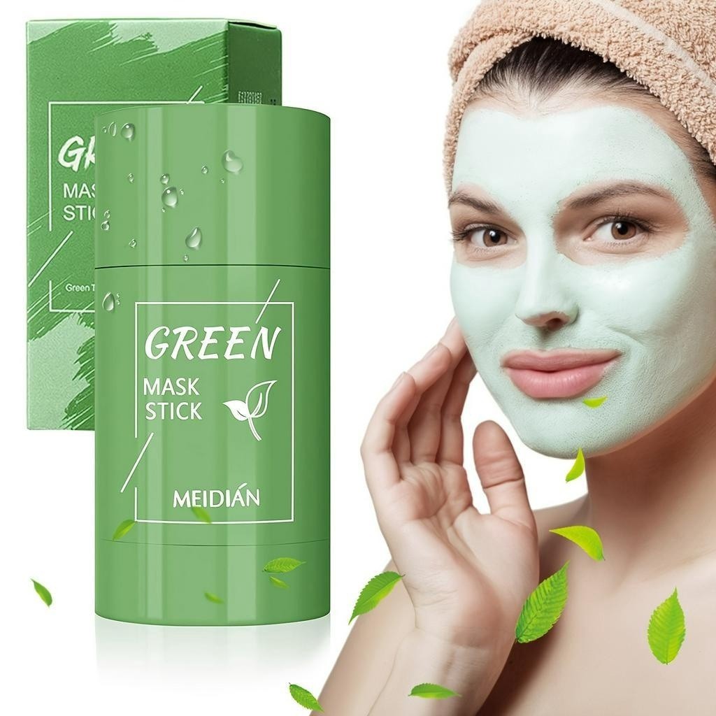 Máscara De Chá Verde Remover Cravos Anti-Acne Hidratante Beleza Pele Facial Clean Face Clareador Mask