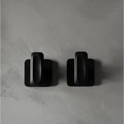 Conjunto ganchos de parede Ou Linha Eleve