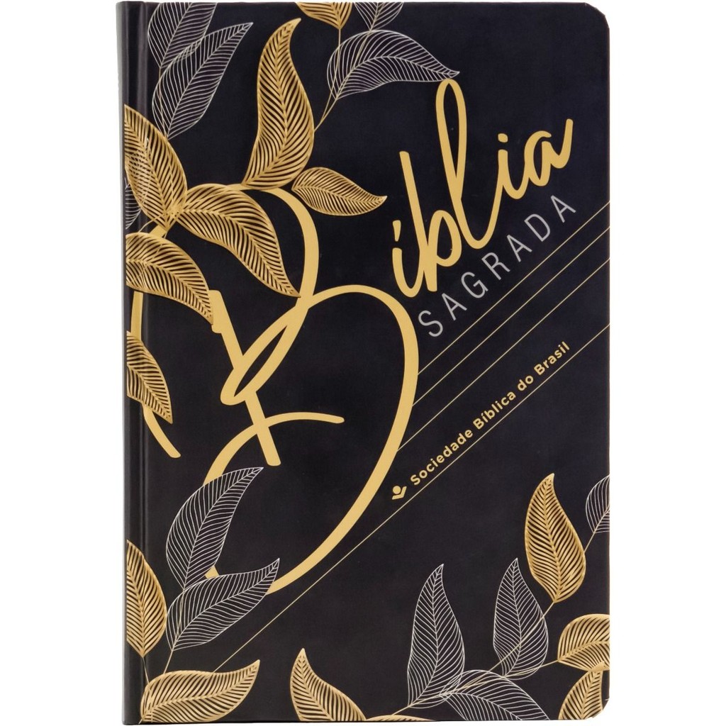 Bíblia Sagrada Youversion | NTLH | Letra Normal | Capa Dura | Preta Floral