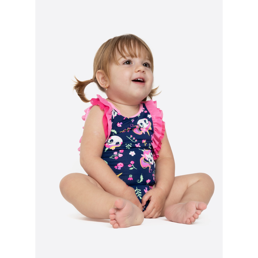 Maiô Com Proteção Solar Unicórnio Encantado - Puket em Oferta na Shopee