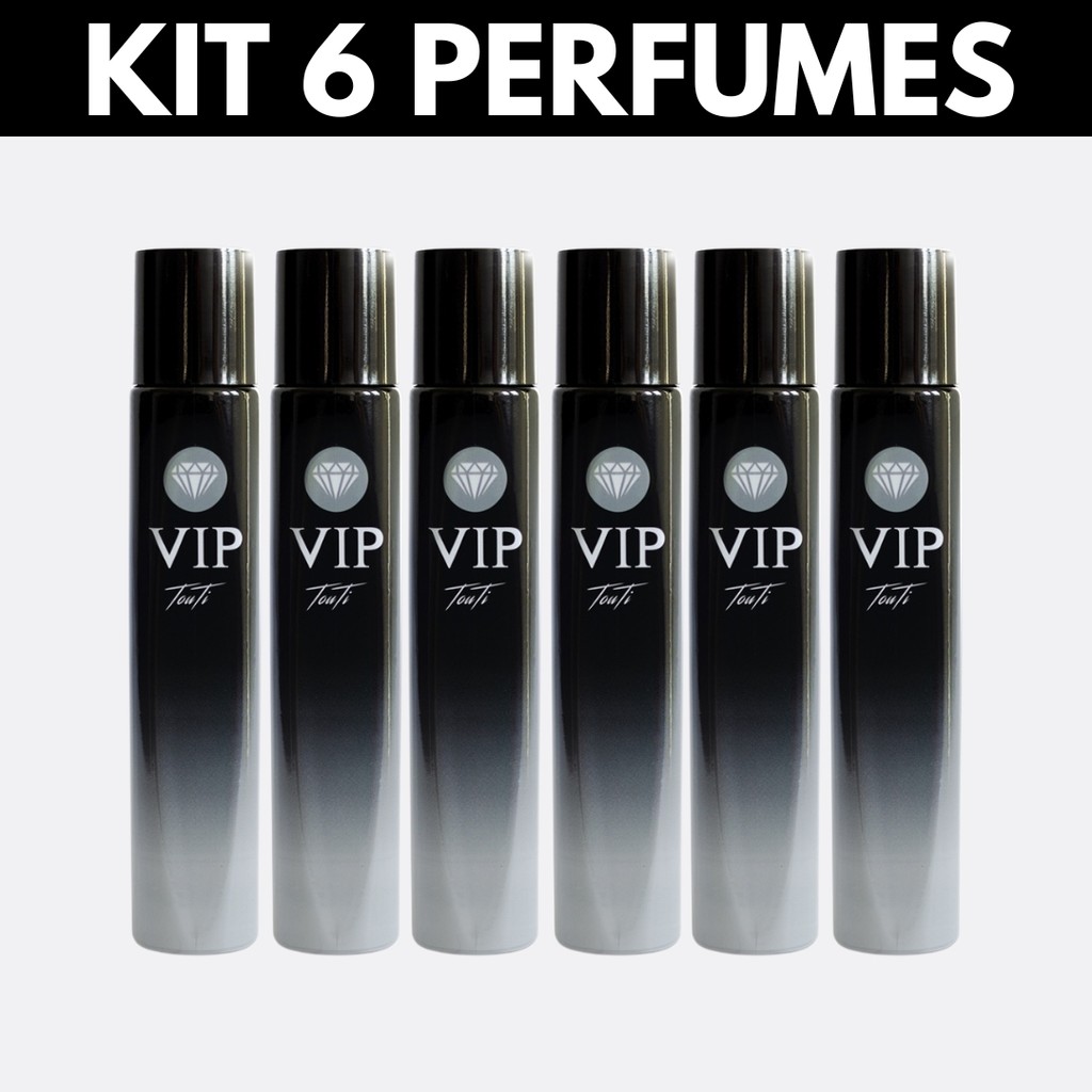 Kit 6 Perfumes Touti (Escolha as Fragrâncias Pelo Chat) em Oferta na Shopee