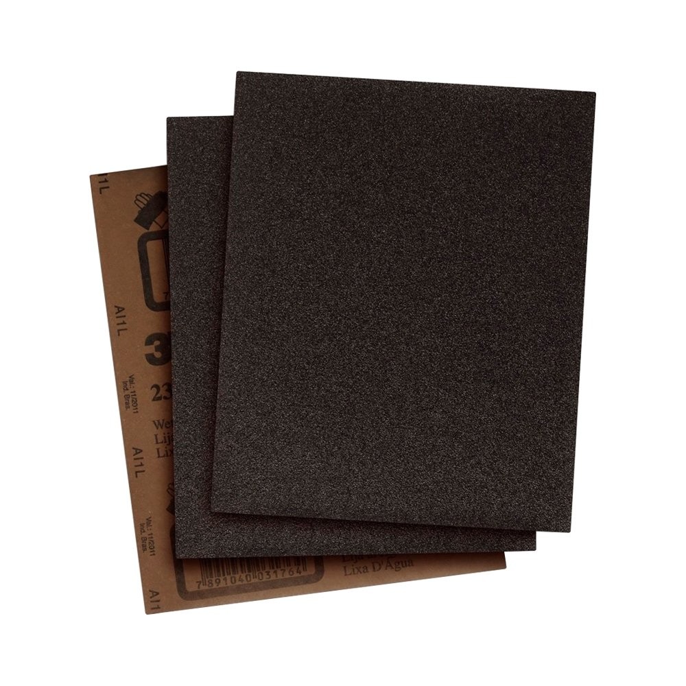 Lixa 3M D'agua 331Q, 600 - Embalagem com 50 Unidades em Oferta na Shopee