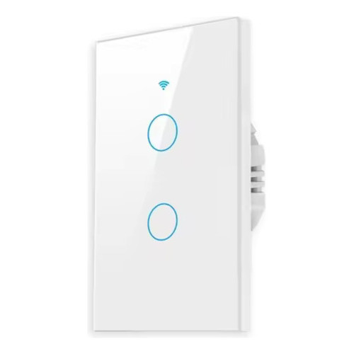 Interruptor Inteligente Wifi Touch 2 Canais Para Automação Touch Screen