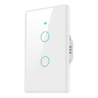 Interruptor Inteligente Wifi Touch 2 Canais Para Automação Touch Screen