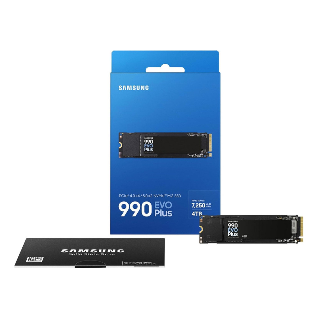 Ssd Samsung 990 Evo Plus 4tb Nvme M.2 Pcie 4.0/5.0 - Velocidade Extrema Para Gam