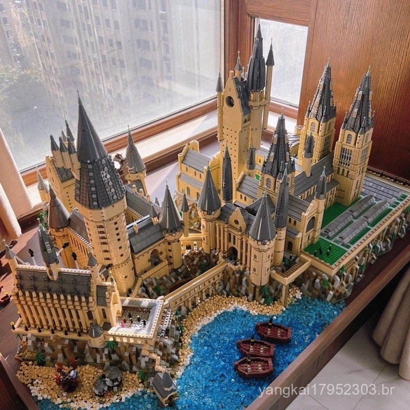 Compatível com Blocos de Construção do Castelo de Hogwarts LEGO, Modelo de Arquitetura da Série Harry Potter, Ornamentos