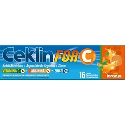 Ceklin For C Vitamina C+Arginina+Zinco 16cp Eferv - Prevent
