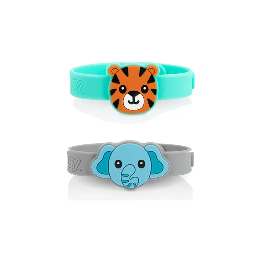 Pulseira Repelente Infantil Nuby Xô Mosquito - 2 Unidades em Oferta na Shopee