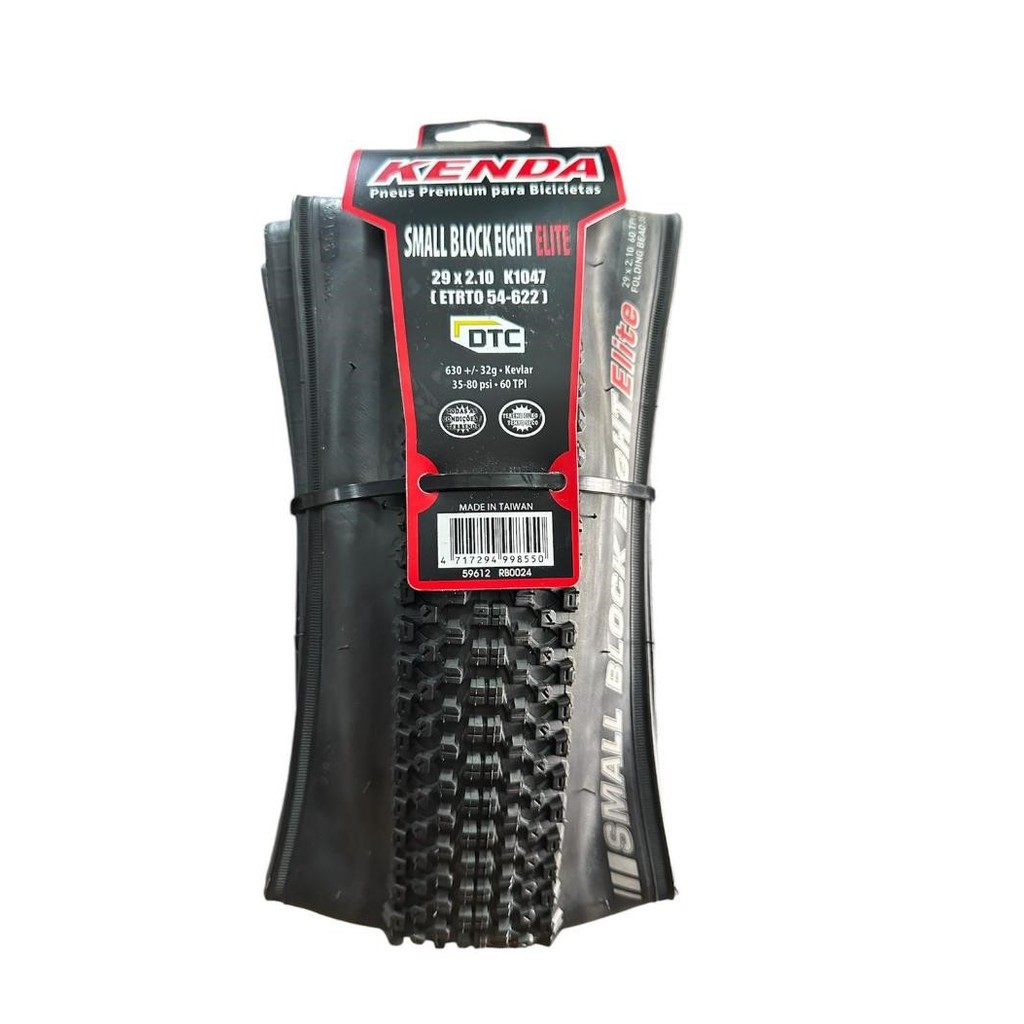 PNEU 29X2.10 K1047 KEVLAR SMALL BLOCK 8 ELITE PTO BORRACHA DTC DUPLO COMPOSTO 60 TPI 80 PSI