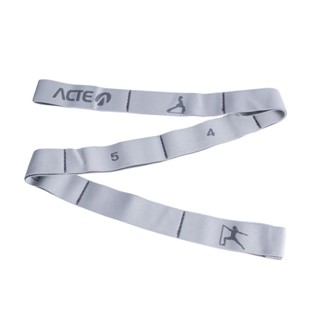 Faixa Exercícios 115x4 cm Poliéster Borracha T262 Cinza Acte em Oferta na Shopee
