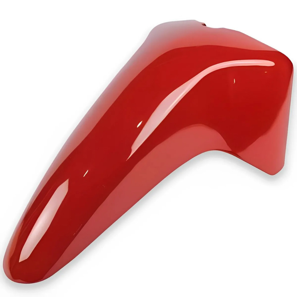 Paralama Dianteiro Moto Honda Biz+ 125 2008 2009 Biz 125 Ks/Es 2010 Proteção UV Vermelho Maceió