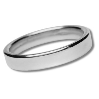 Aliança Namoro Anatômica Compromisso Lisa Reta 1 Un  4mm Compromisso É De Aço Inox  Alianças A-49