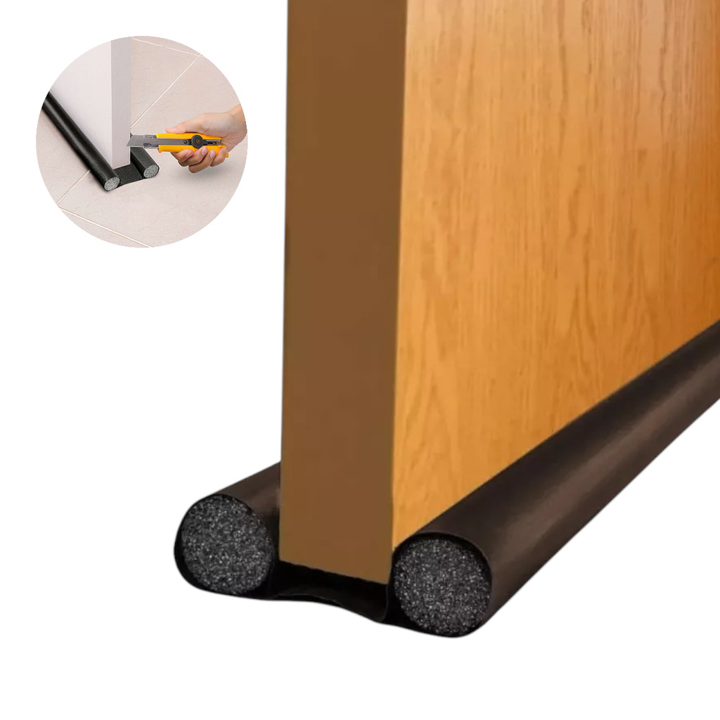 Veda Porta Ajustável Impermeável Rolinho P/ Insetos Protetor