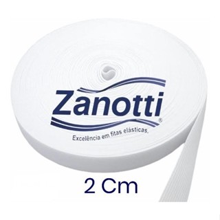 Elástico 2 Cm Branco Reforçado Zanotti Jaraguá 25 Metros em Oferta na Shopee
