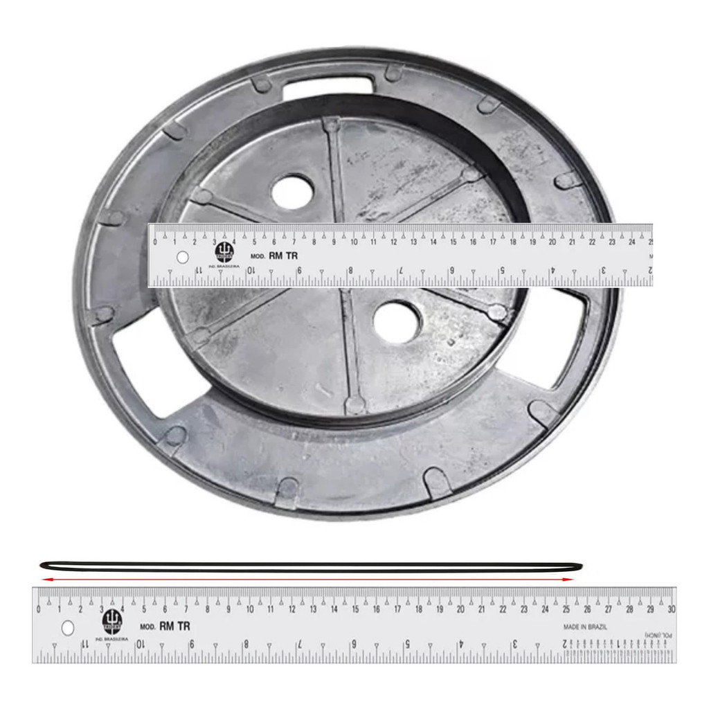 Correia Toca Disco  27 Cm Prato 17 A 18 Cm Diametro