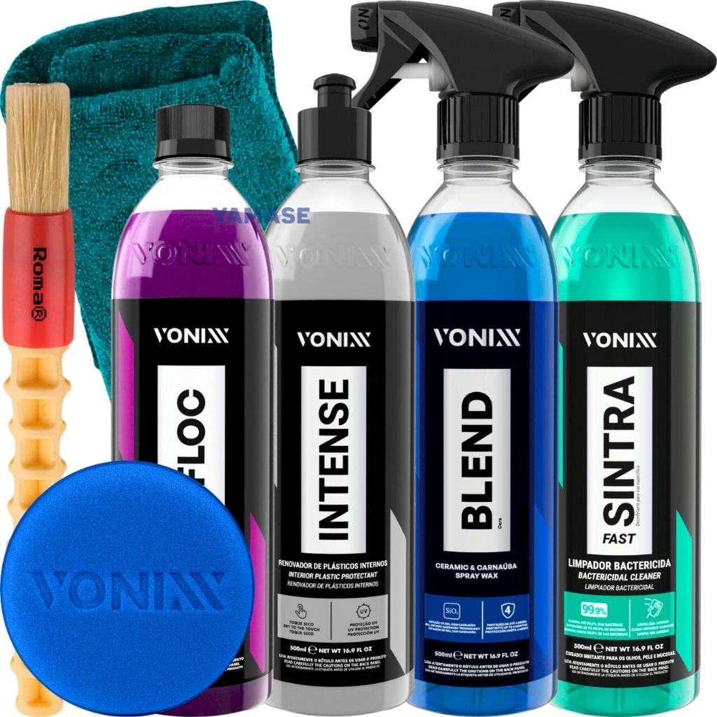 Kit Shampoo V-Floc Cera Blend Vitrificadora Sintra Fast Intense Vonixx
