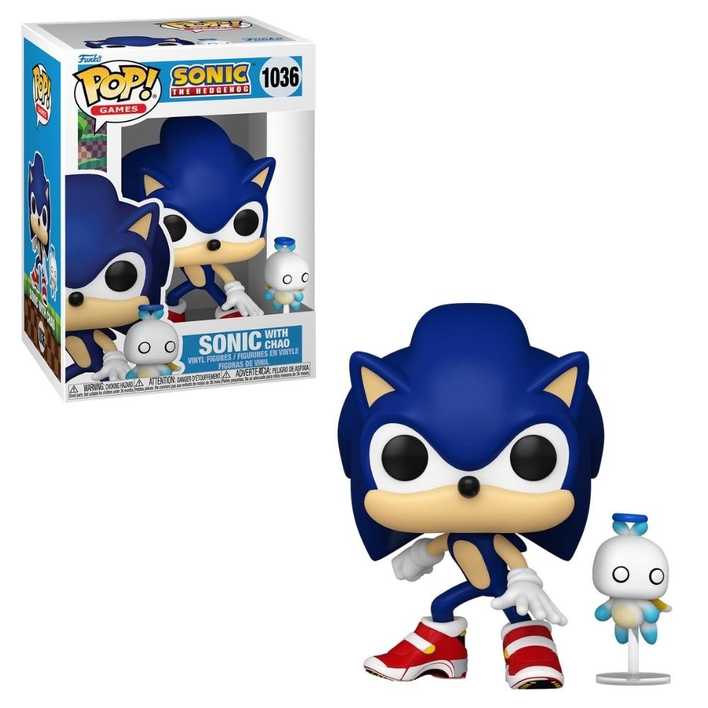 Boneco Funko Pop! & Buddy Sonic the Hedgehog - Sonic e Chao em Oferta na Shopee
