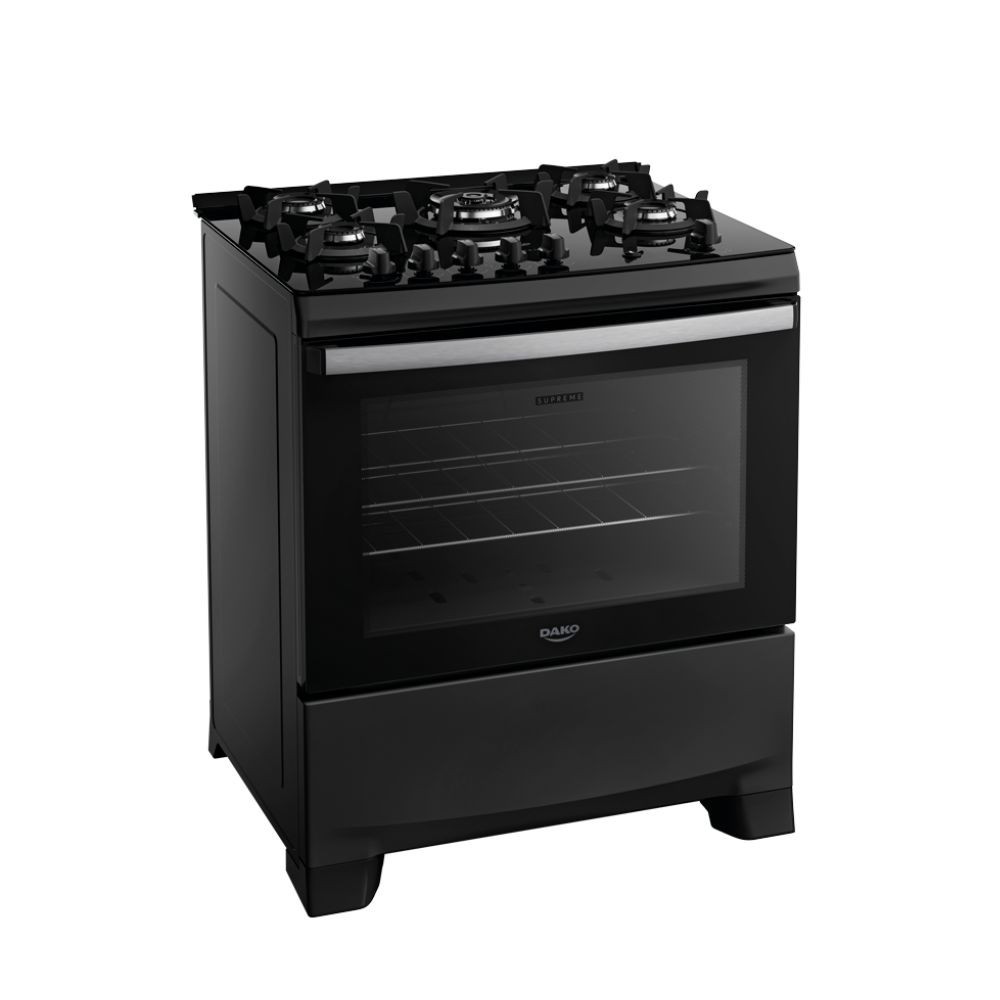 Fogão 5 Bocas Dako Supreme Glass em Oferta na Shopee