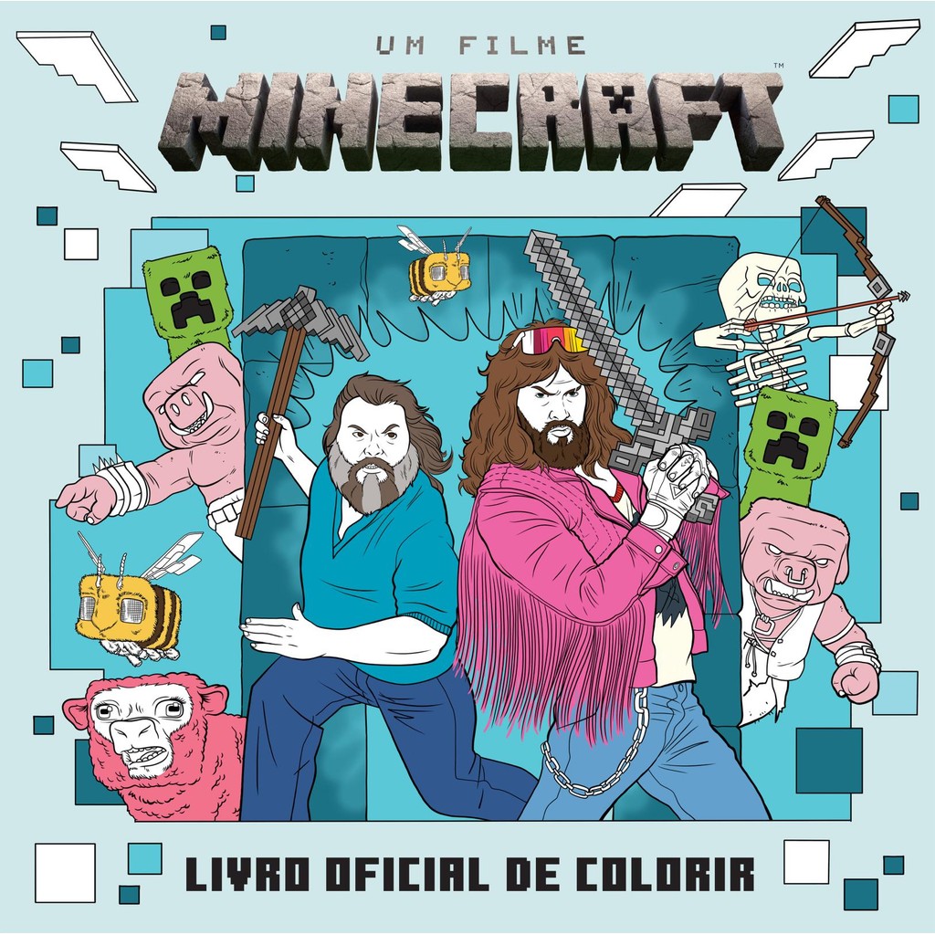 Um filme Minecraft | Livro oficial de colorir