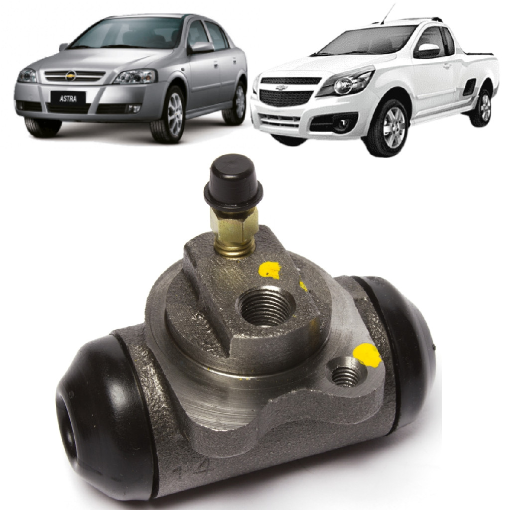 Cilindro Roda Controil Traseiro Chevrolet Montana Conquest Flexpower 1.8 L 8V SOHC L4 2005 A 2007