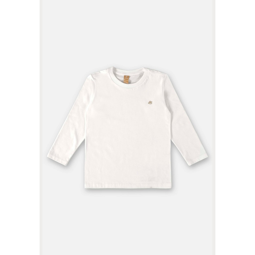 Camiseta Manga Longa Básica Infantil Menino Up Baby em Oferta na Shopee