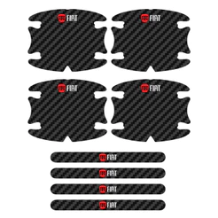 Adesivos Protetor de Maçaneta Linha Fiat Carbono Decorativo