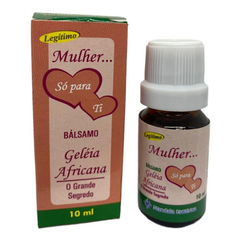 Legítimo Óleo Corporal Extrato Mulher Geléia Africana 10 ml