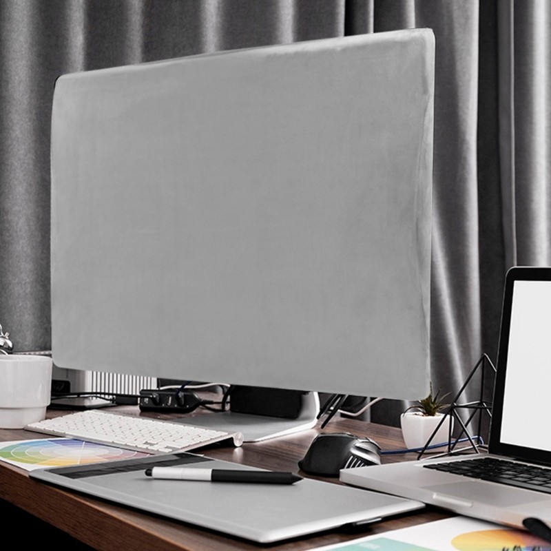 Li * Monitor Capa Contra Poeira Tela Do Computador Desktop À Prova Para 24 Polegadas 2023 2024 Acessório