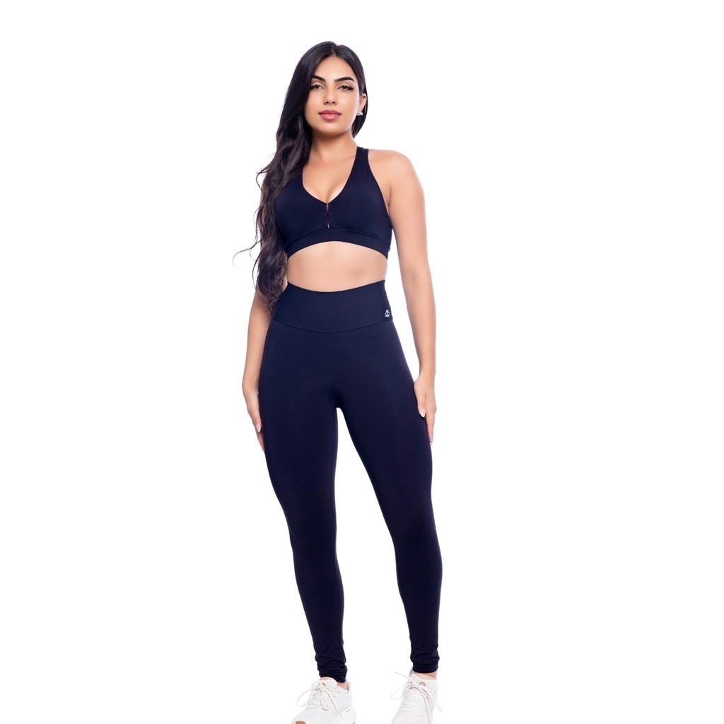 Conjunto Feminino Fitnees Tecido De Alta Compressão Zero Transparência Verão 2025 Lançamento