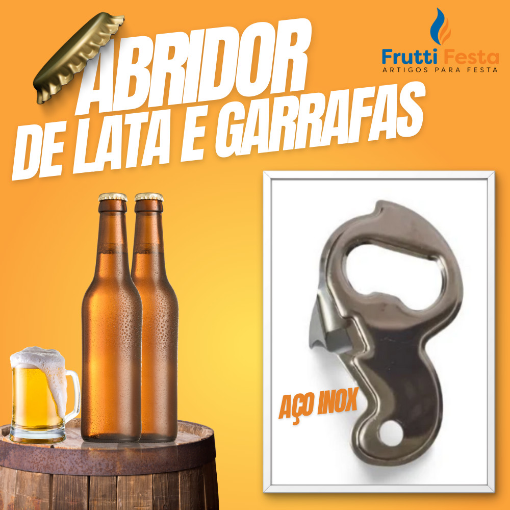 ABRIDOR de LATA em AÇO INOX