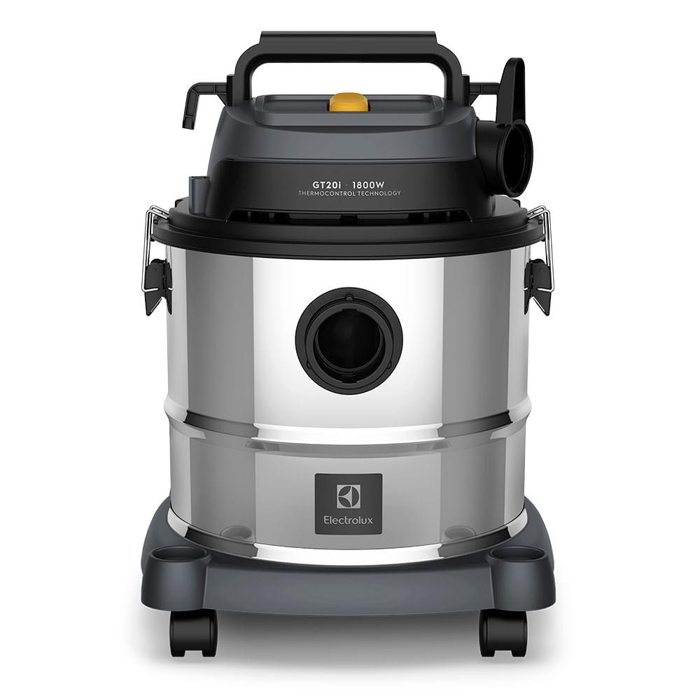 Aspirador de Pó e Água Electrolux 1800W 20L com ThermoControl e Função Sopro Inox (GT20I) em Oferta na Shopee