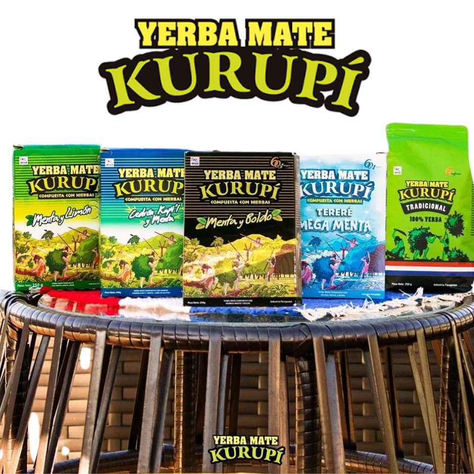 Erva Mate Yerba Kurupi para Tererê - ESCOLHA O SABOR