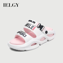 IELGY Fashion EVA Flip Flops Sandálias Femininas Com Plataforma Antiderrapante Sapatos De Praia Chinelos Femininos