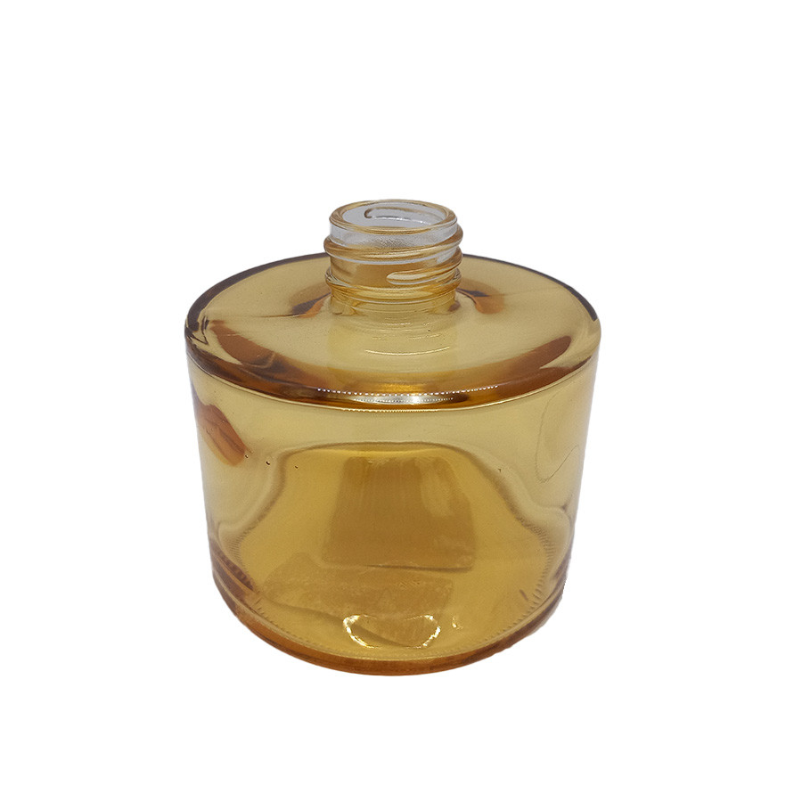 Frasco para Perfumaria de Vidro Redondo Largo - Frasco Picolo Ouro - 240ml - 1 unidade - Rizzo - Travel & Luggage