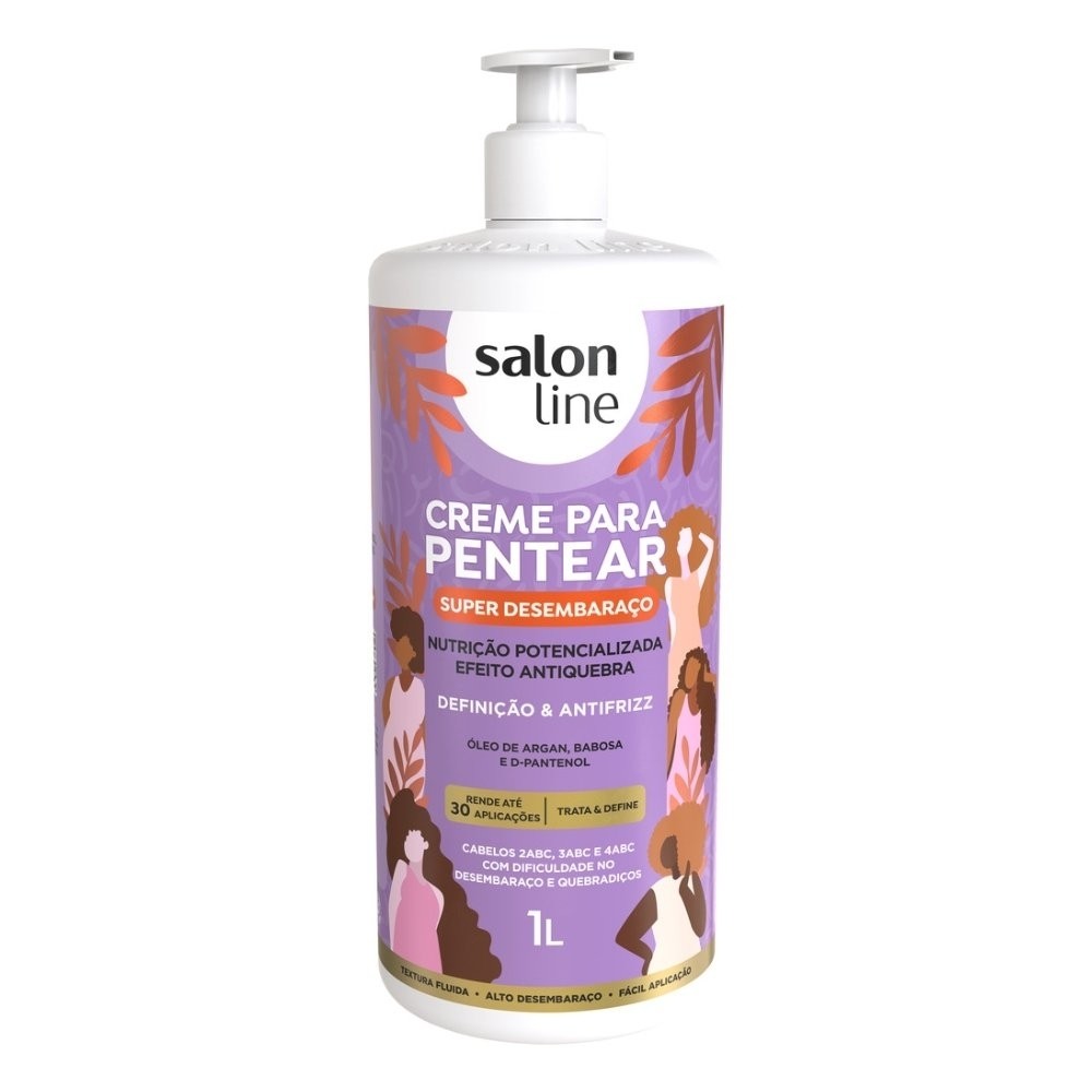 Creme para Pentear Salon Line Super Desembaraço 1L - Beauty