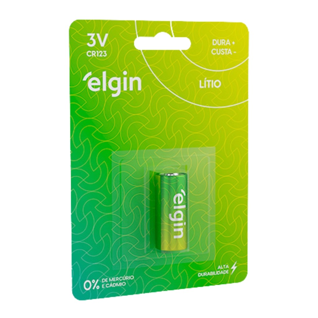 Bateria Pilha Cr123 3v Sensor Alarme Câmera Elgin em Oferta na Shopee