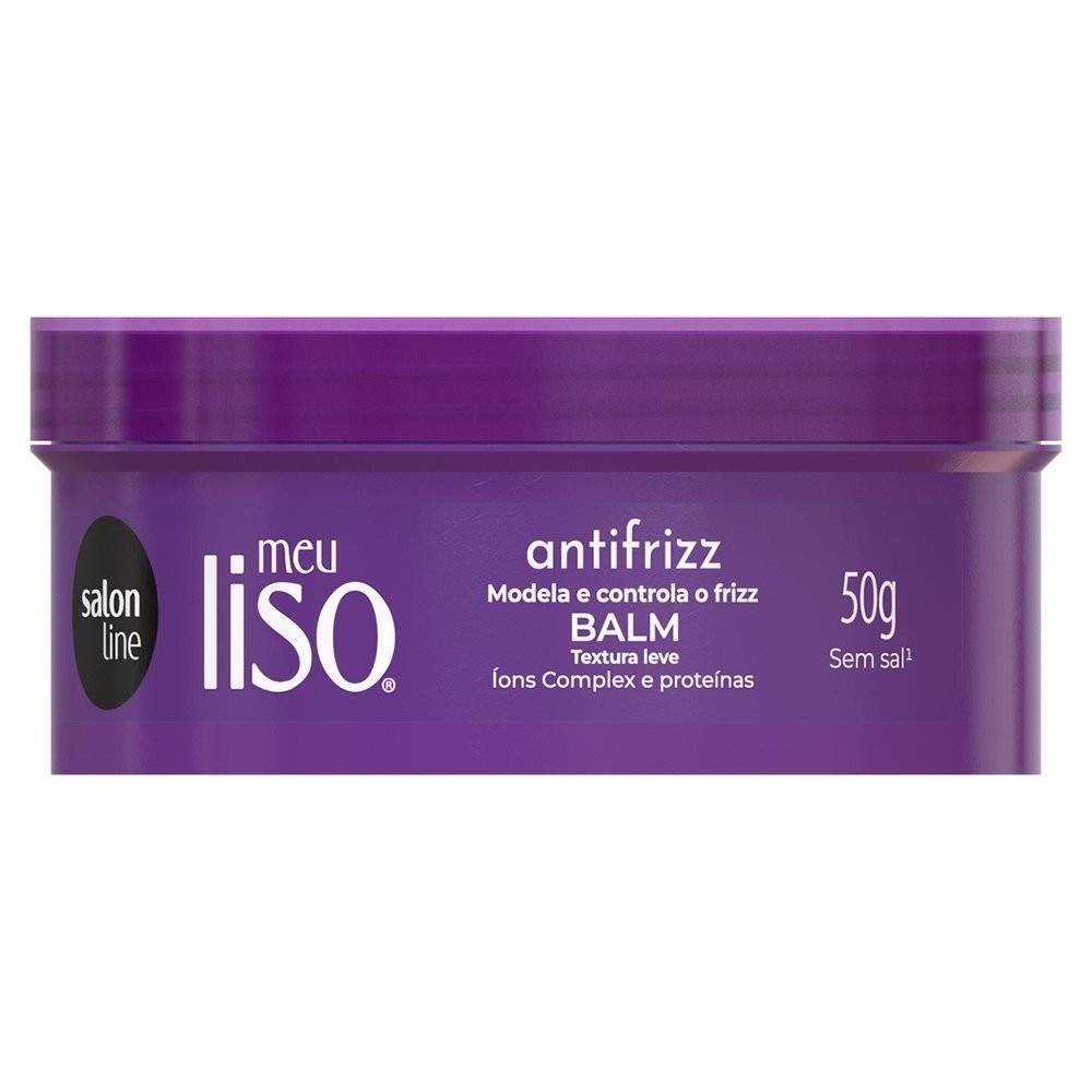 Creme Modelador Salon Line Meu Liso Balm Antifrizz 50g