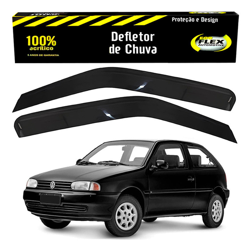 Calha Defletor Chuva Gol G2 1.0 1.6 2 Portas 1995 A 2000 em Oferta na Shopee