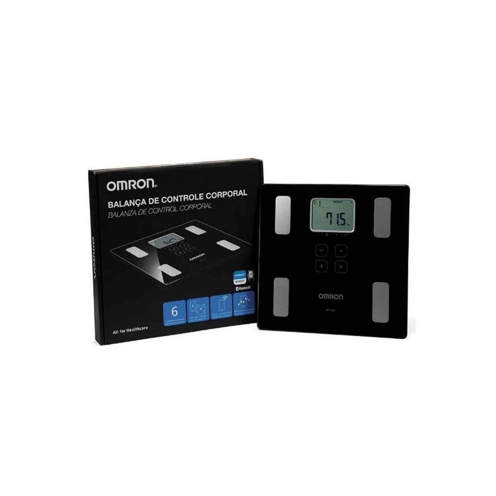 Balança De Bioimpedância Com Bluetooth Hbf-222t Omron