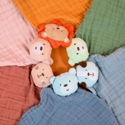 Naninha Soft Premium Papi Baby Com Prendedor De Chupeta