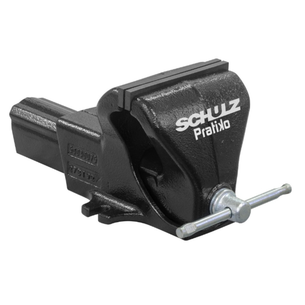 Torno De Bancada No3 Cor Preta Ideal Para Fixação Precisa e Trabalhos Manuais Pesados - Schulz
