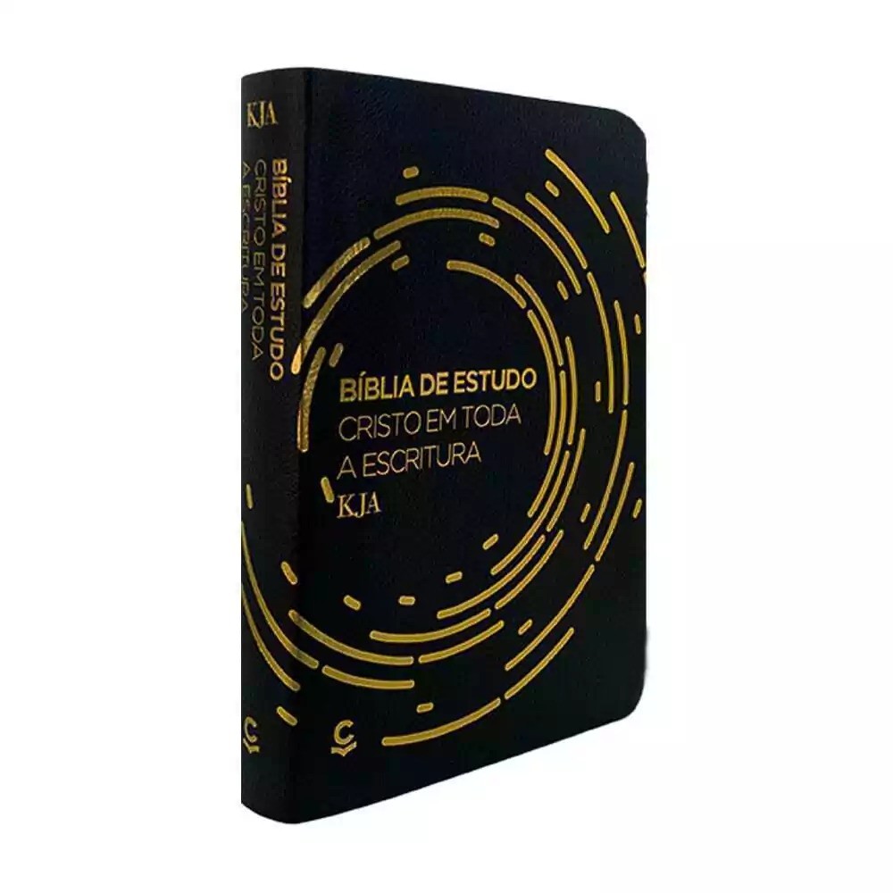 Bíblia de Estudo Cristo em Toda a Escritura | KJA | Preta - Books & Magazines