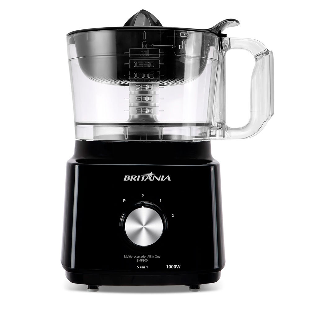 Multiprocessador de Alimentos BMP900P 2 Velocidades 1000W Britânia em Oferta na Shopee