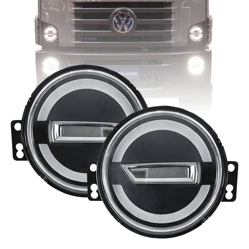 Par Lanterna Seta Led Vw Constellation Angel Eyes Olho Anjo em Oferta na Shopee